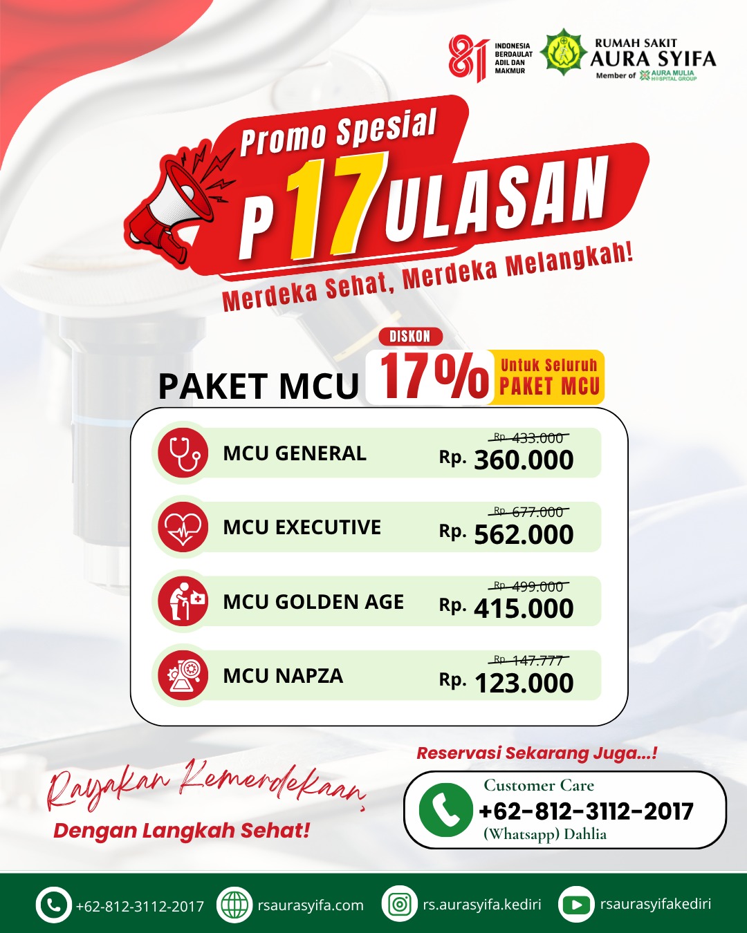 Promo Paket Operasi Hernia & Eksisi RS Aura Syifa