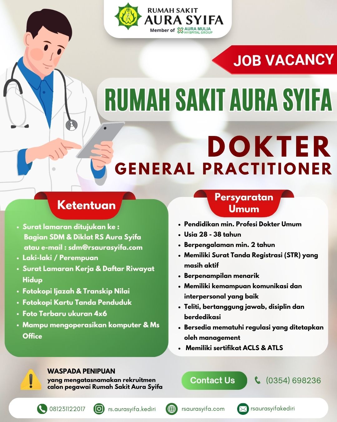 Lowongan Dokter GP