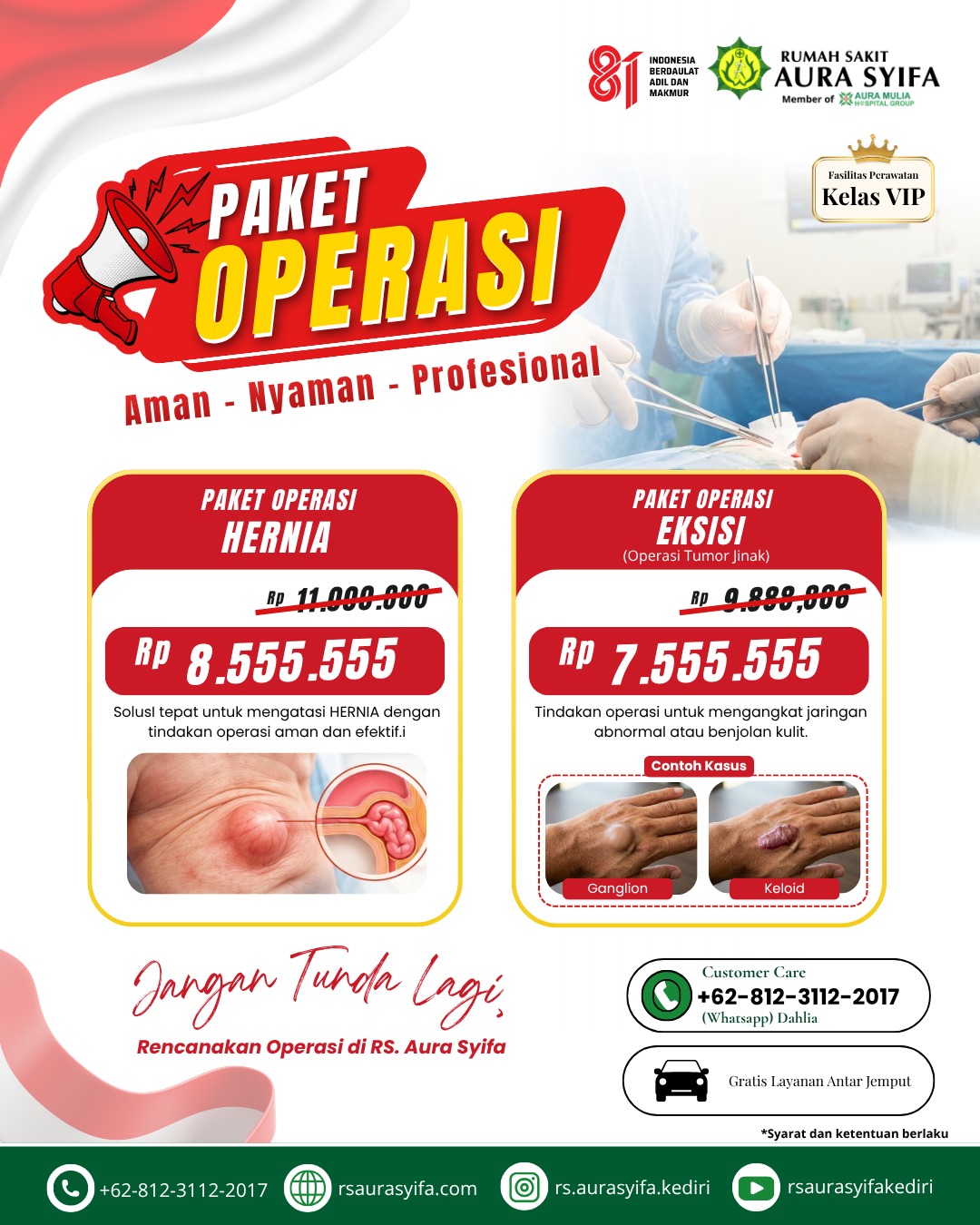 Promo Agustusan  RS Aura Syifa Kediri
